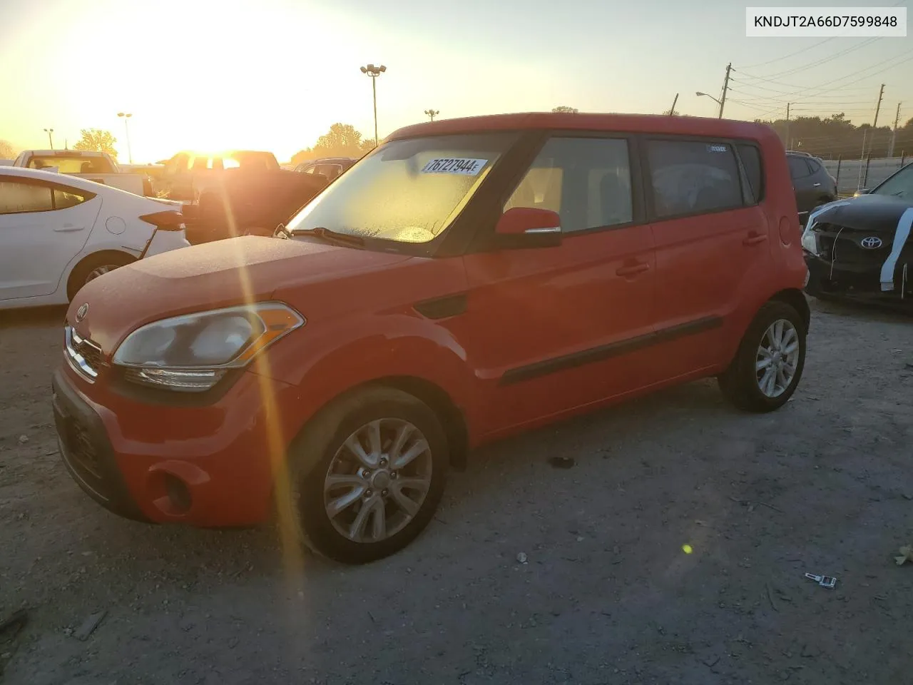 2013 Kia Soul + VIN: KNDJT2A66D7599848 Lot: 76727944