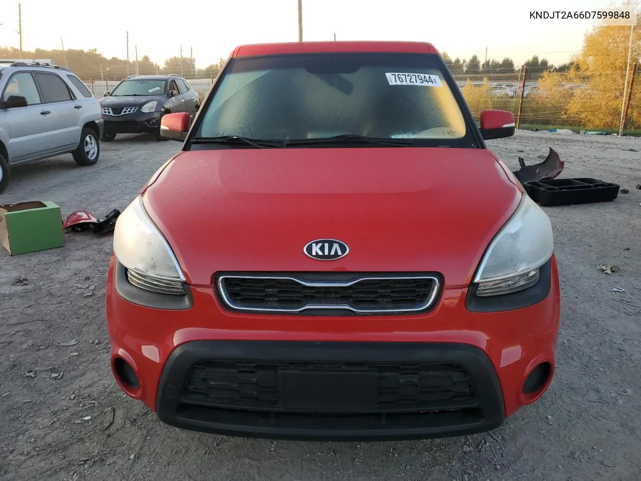 2013 Kia Soul + VIN: KNDJT2A66D7599848 Lot: 76727944