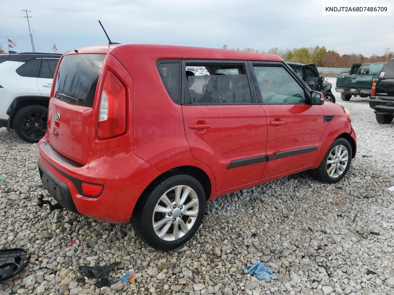 2013 Kia Soul + VIN: KNDJT2A68D7486709 Lot: 76897944