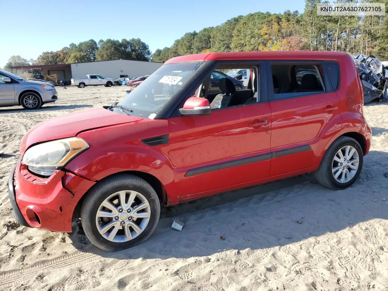 2013 Kia Soul + VIN: KNDJT2A63D7627105 Lot: 77167634