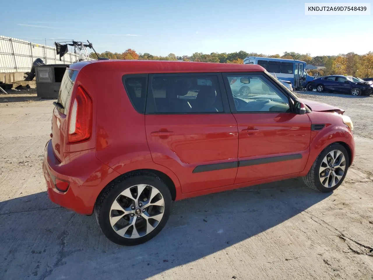 2013 Kia Soul + VIN: KNDJT2A69D7548439 Lot: 77268484