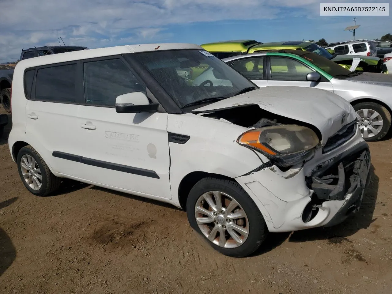 2013 Kia Soul + VIN: KNDJT2A65D7522145 Lot: 77494064