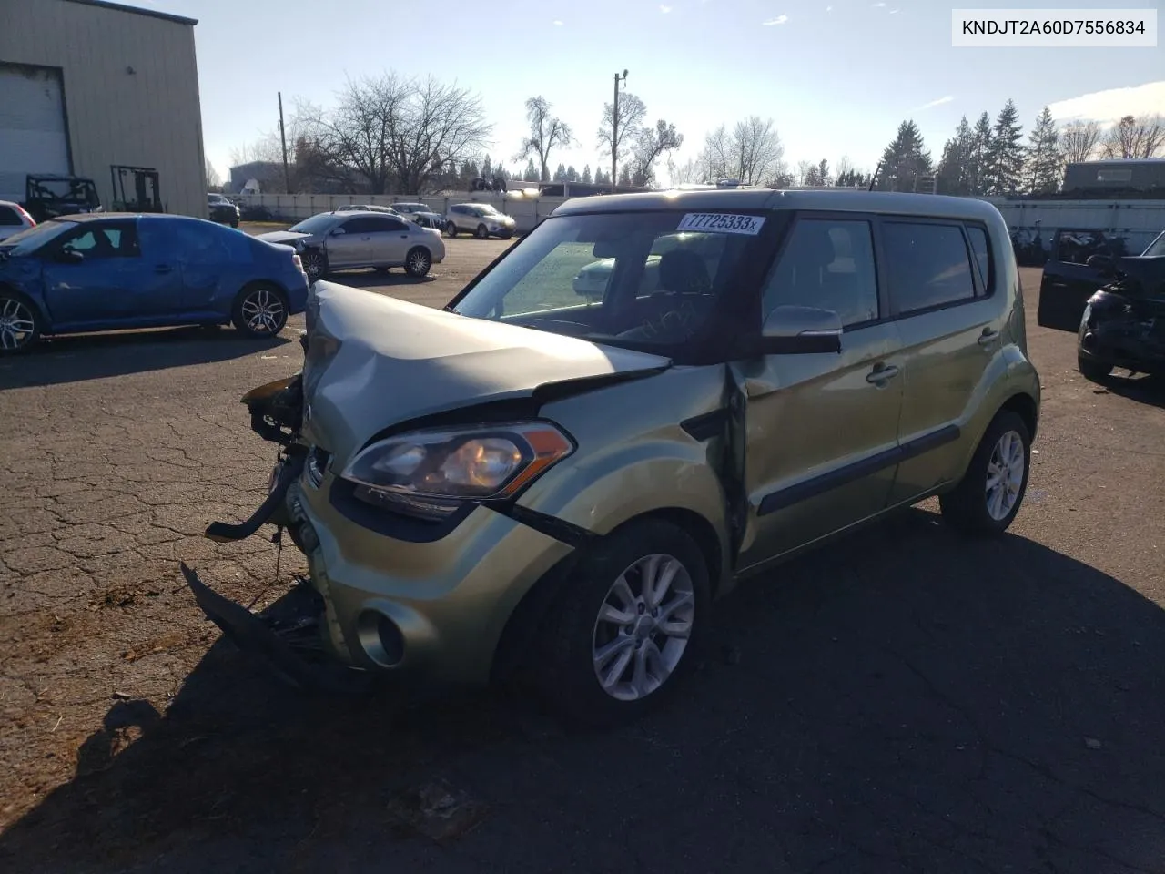 2013 Kia Soul + VIN: KNDJT2A60D7556834 Lot: 77725333