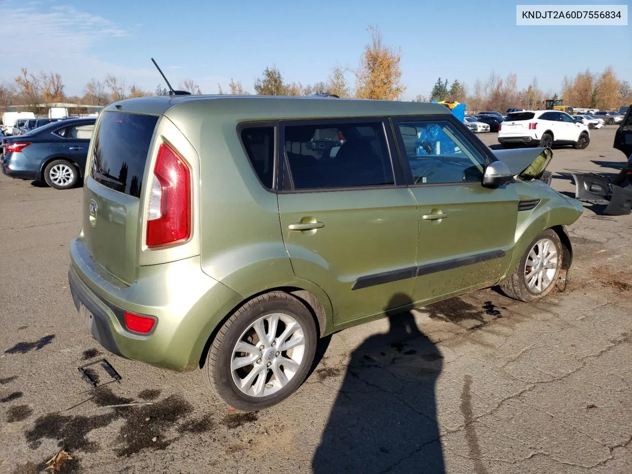 2013 Kia Soul + VIN: KNDJT2A60D7556834 Lot: 77725333