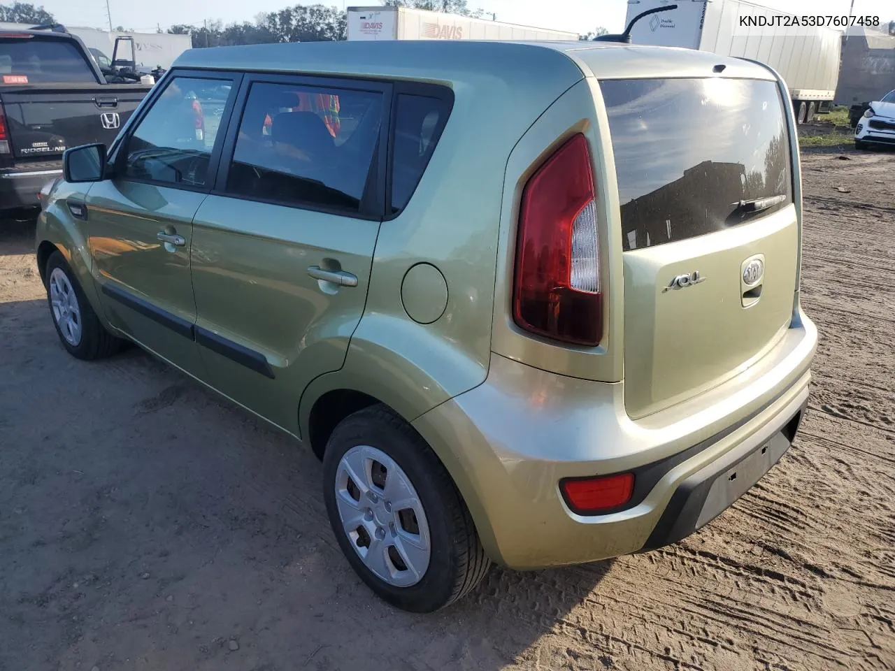 2013 Kia Soul VIN: KNDJT2A53D7607458 Lot: 78107614