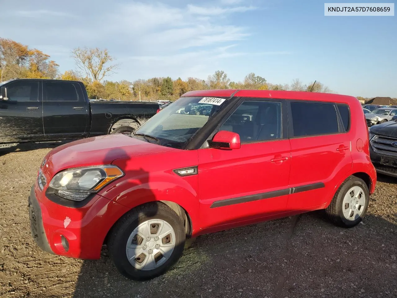 2013 Kia Soul VIN: KNDJT2A57D7608659 Lot: 78187414