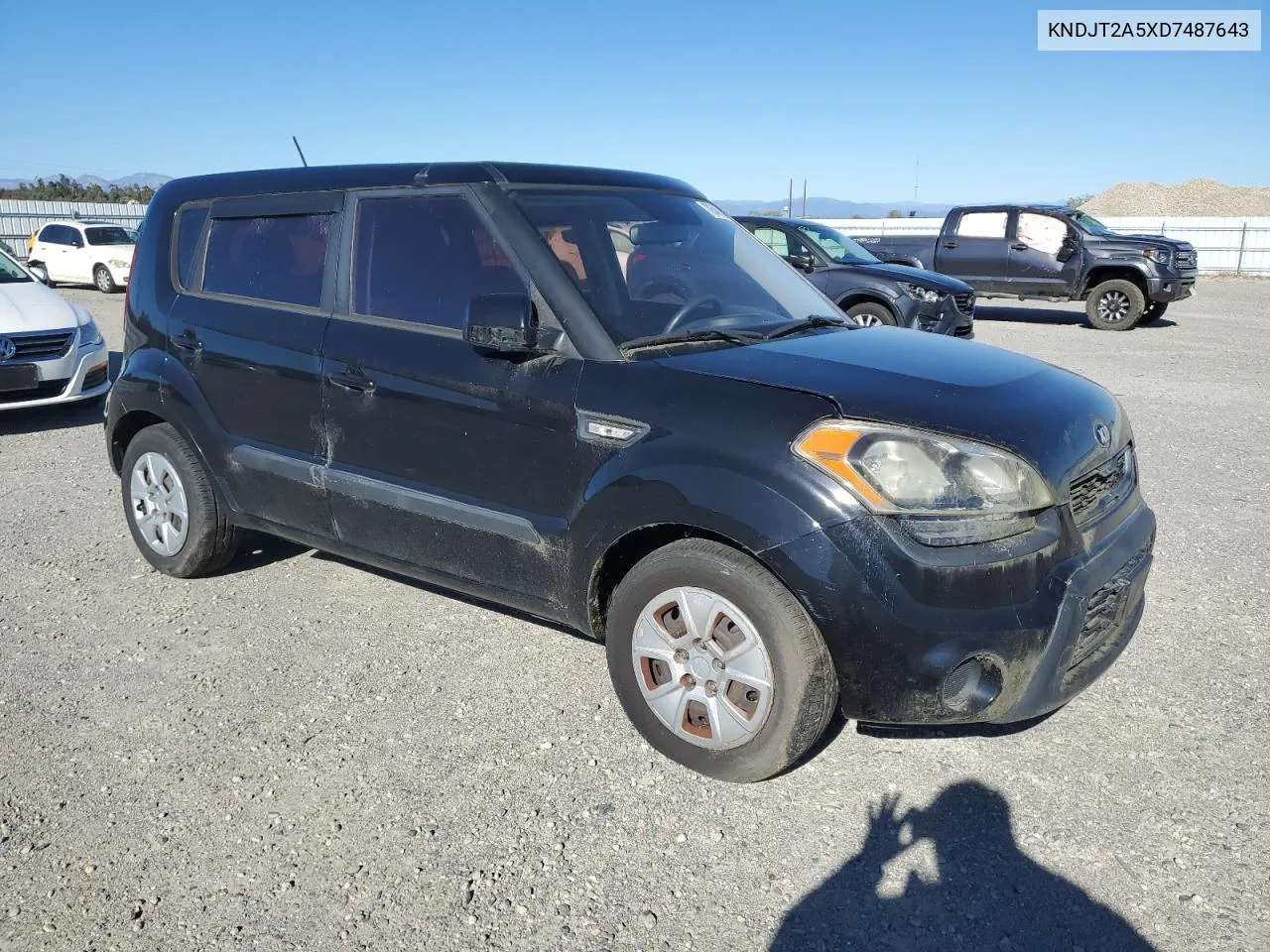 2013 Kia Soul VIN: KNDJT2A5XD7487643 Lot: 78546104