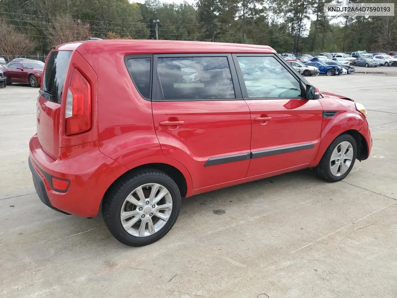 2013 Kia Soul + VIN: KNDJT2A64D7590193 Lot: 79023904