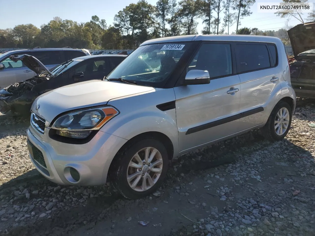 2013 Kia Soul + VIN: KNDJT2A60D7491158 Lot: 79759134