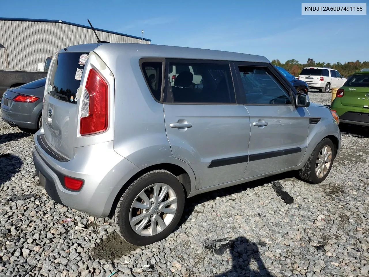 2013 Kia Soul + VIN: KNDJT2A60D7491158 Lot: 79759134