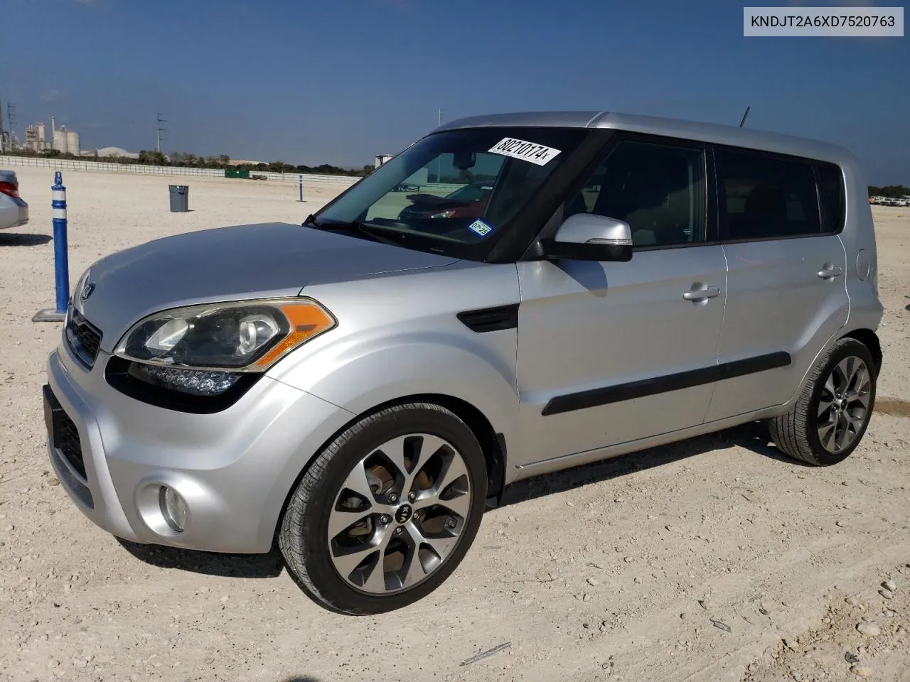 2013 Kia Soul + VIN: KNDJT2A6XD7520763 Lot: 80210174