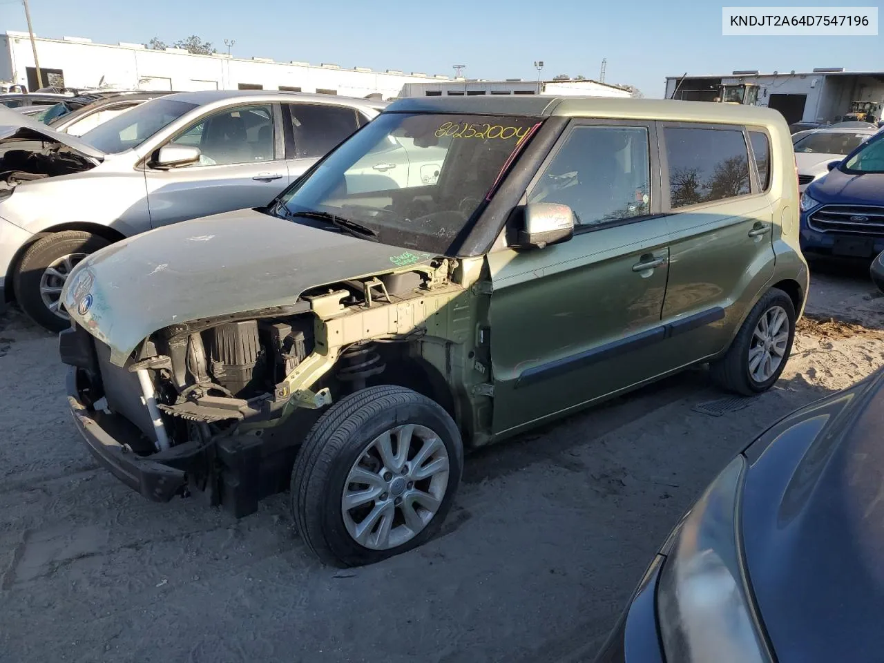 2013 Kia Soul + VIN: KNDJT2A64D7547196 Lot: 80252004