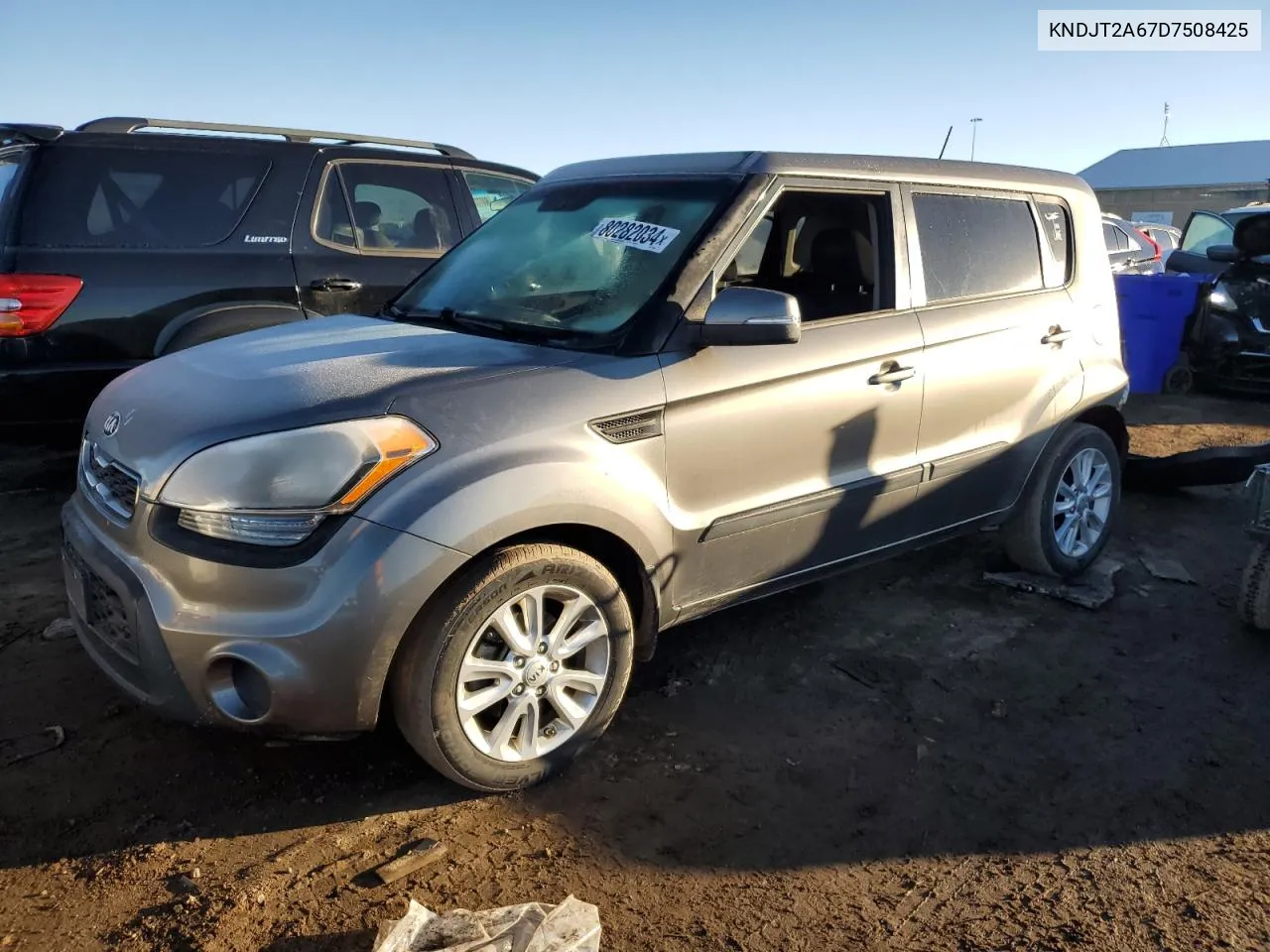 2013 Kia Soul + VIN: KNDJT2A67D7508425 Lot: 80282034