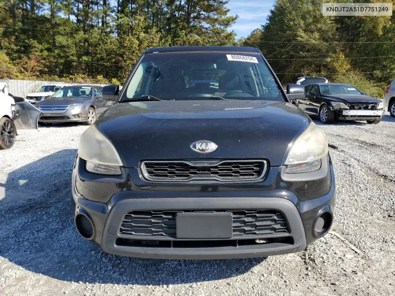 2013 Kia Soul VIN: KNDJT2A51D7751249 Lot: 80868294