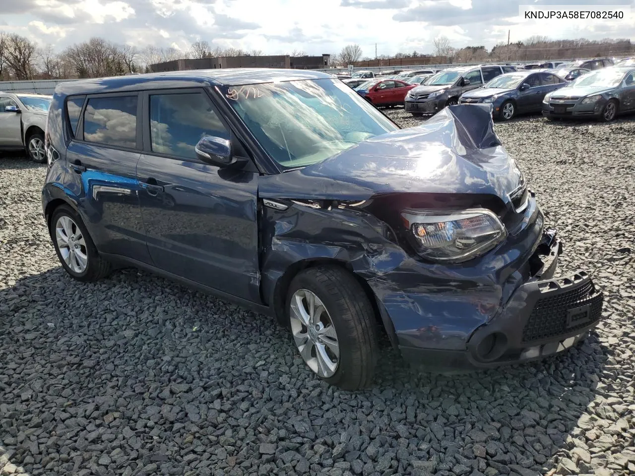 2014 Kia Soul + VIN: KNDJP3A58E7082540 Lot: 50033914