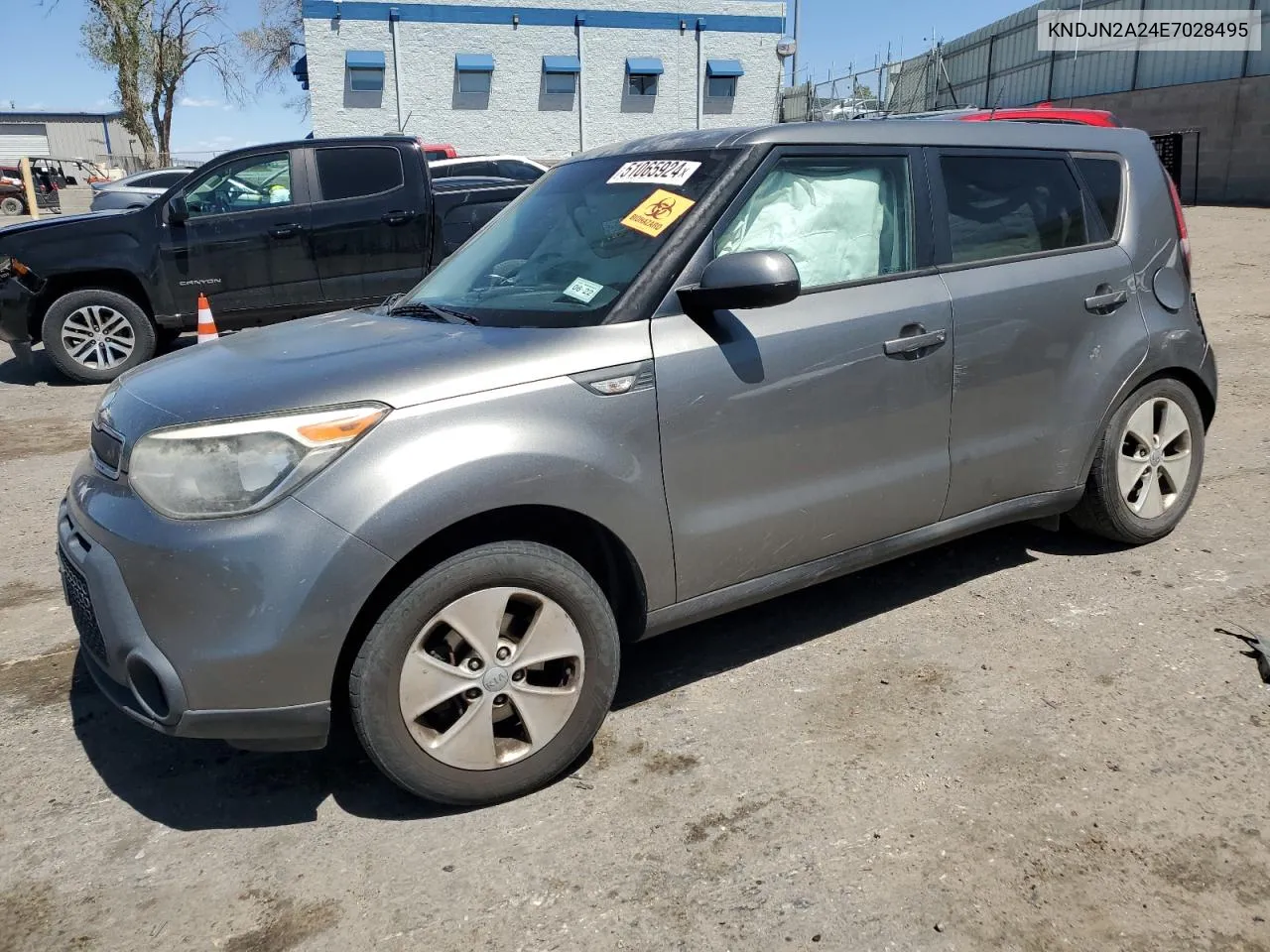 KNDJN2A24E7028495 2014 Kia Soul