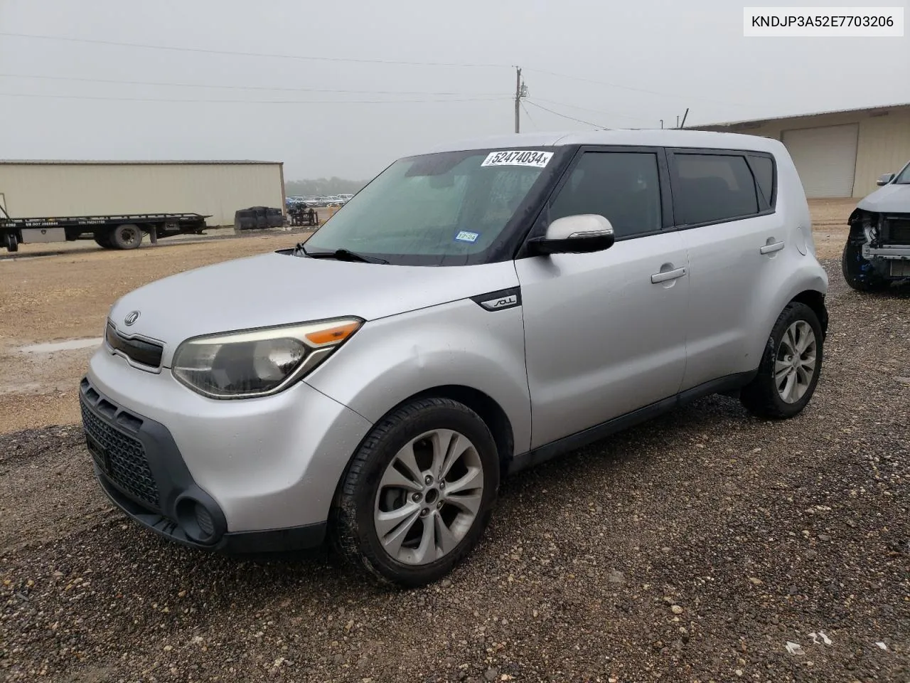 2014 Kia Soul + VIN: KNDJP3A52E7703206 Lot: 52474034