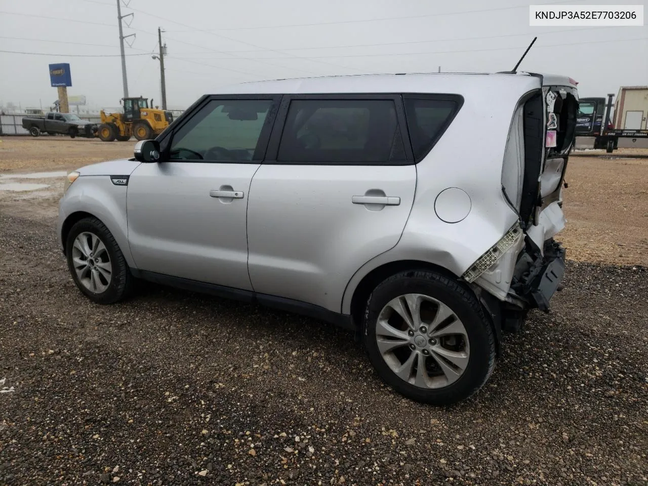 2014 Kia Soul + VIN: KNDJP3A52E7703206 Lot: 52474034