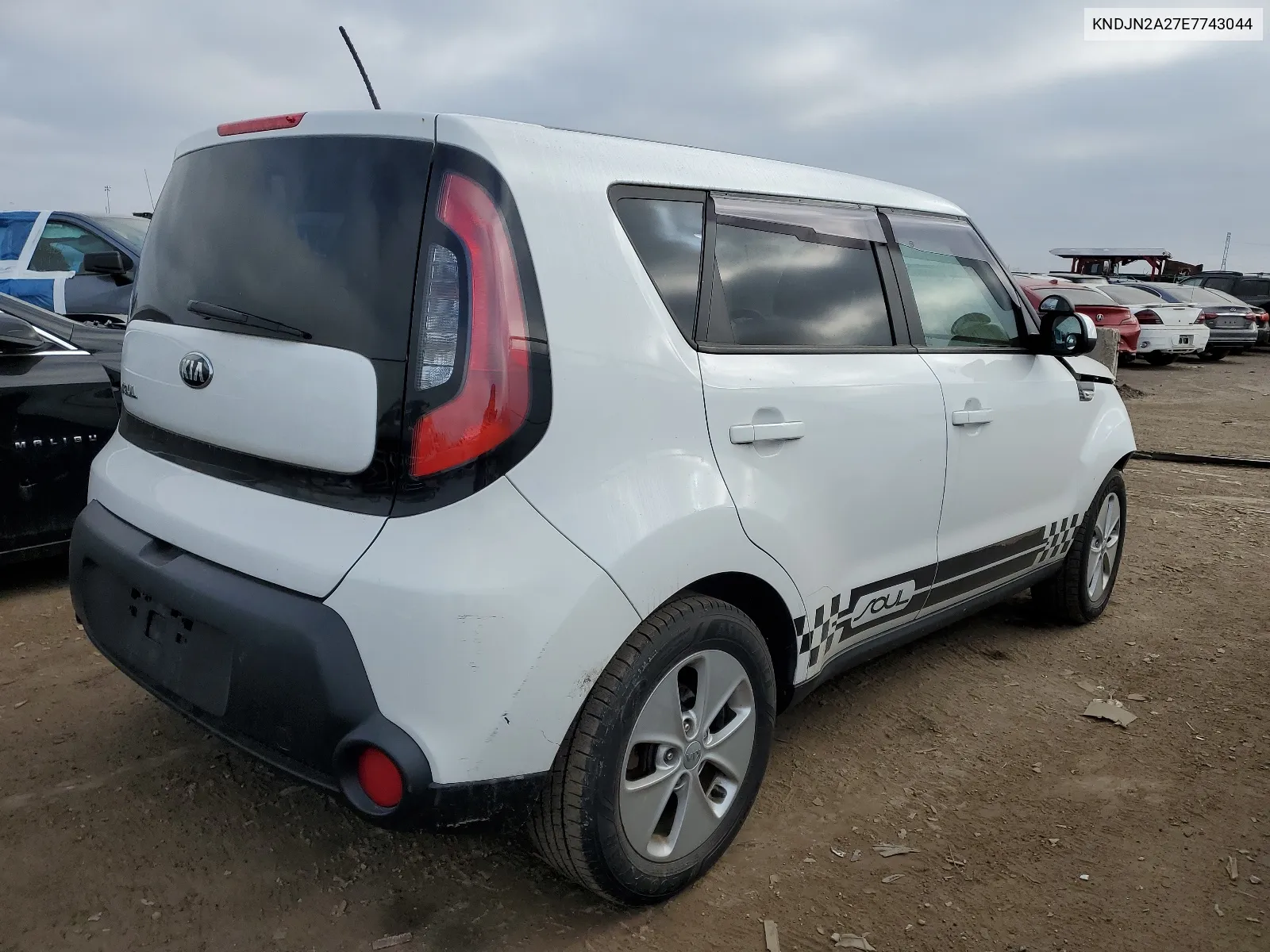 2014 Kia Soul VIN: KNDJN2A27E7743044 Lot: 54066594