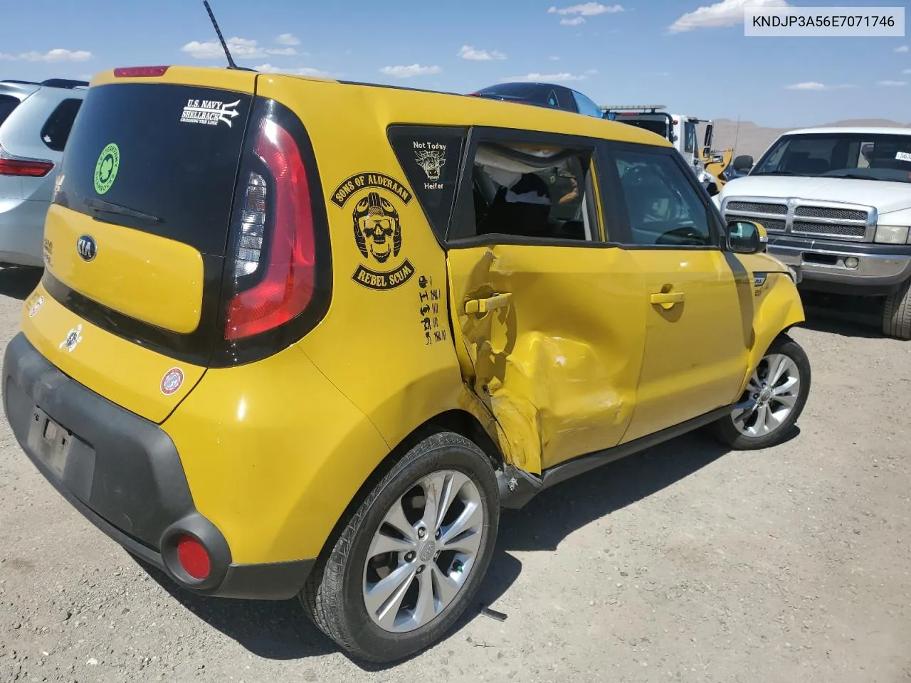 2014 Kia Soul + VIN: KNDJP3A56E7071746 Lot: 56455064