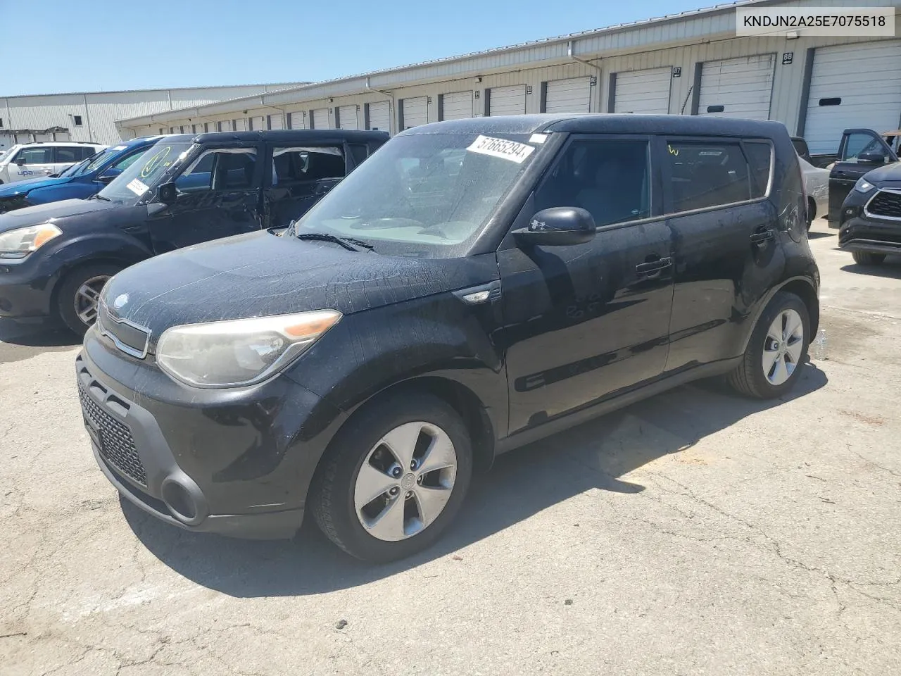 KNDJN2A25E7075518 2014 Kia Soul