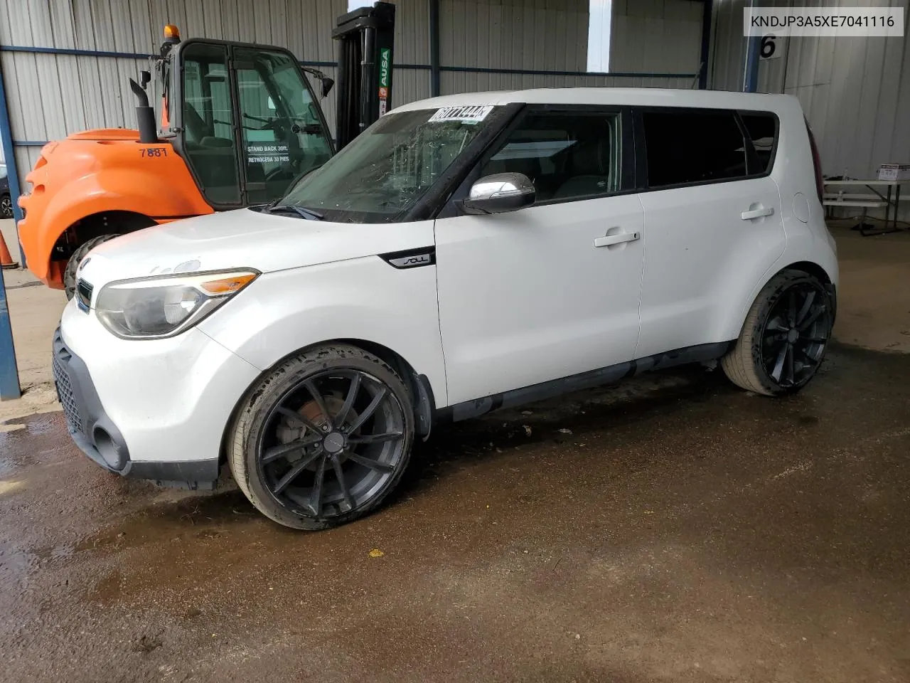 2014 Kia Soul + VIN: KNDJP3A5XE7041116 Lot: 60771444