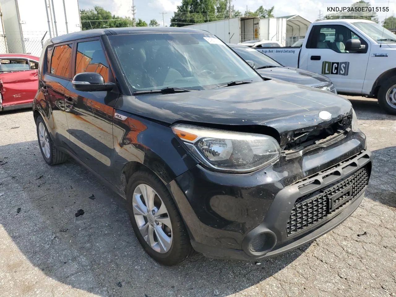 2014 Kia Soul + VIN: KNDJP3A50E7015155 Lot: 61871204