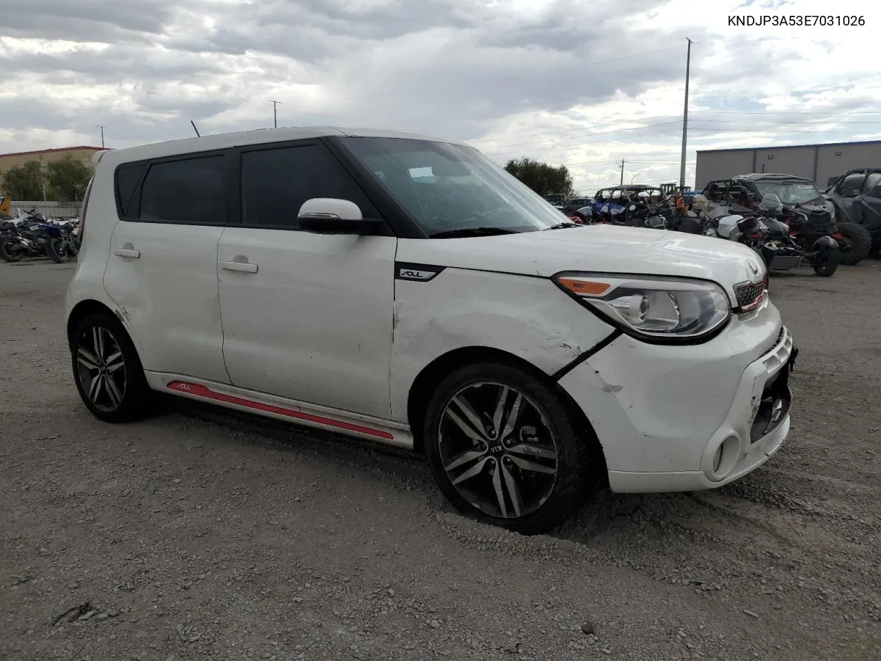 2014 Kia Soul + VIN: KNDJP3A53E7031026 Lot: 63722104