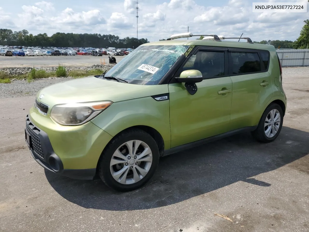 2014 Kia Soul + VIN: KNDJP3A53E7727224 Lot: 65744314