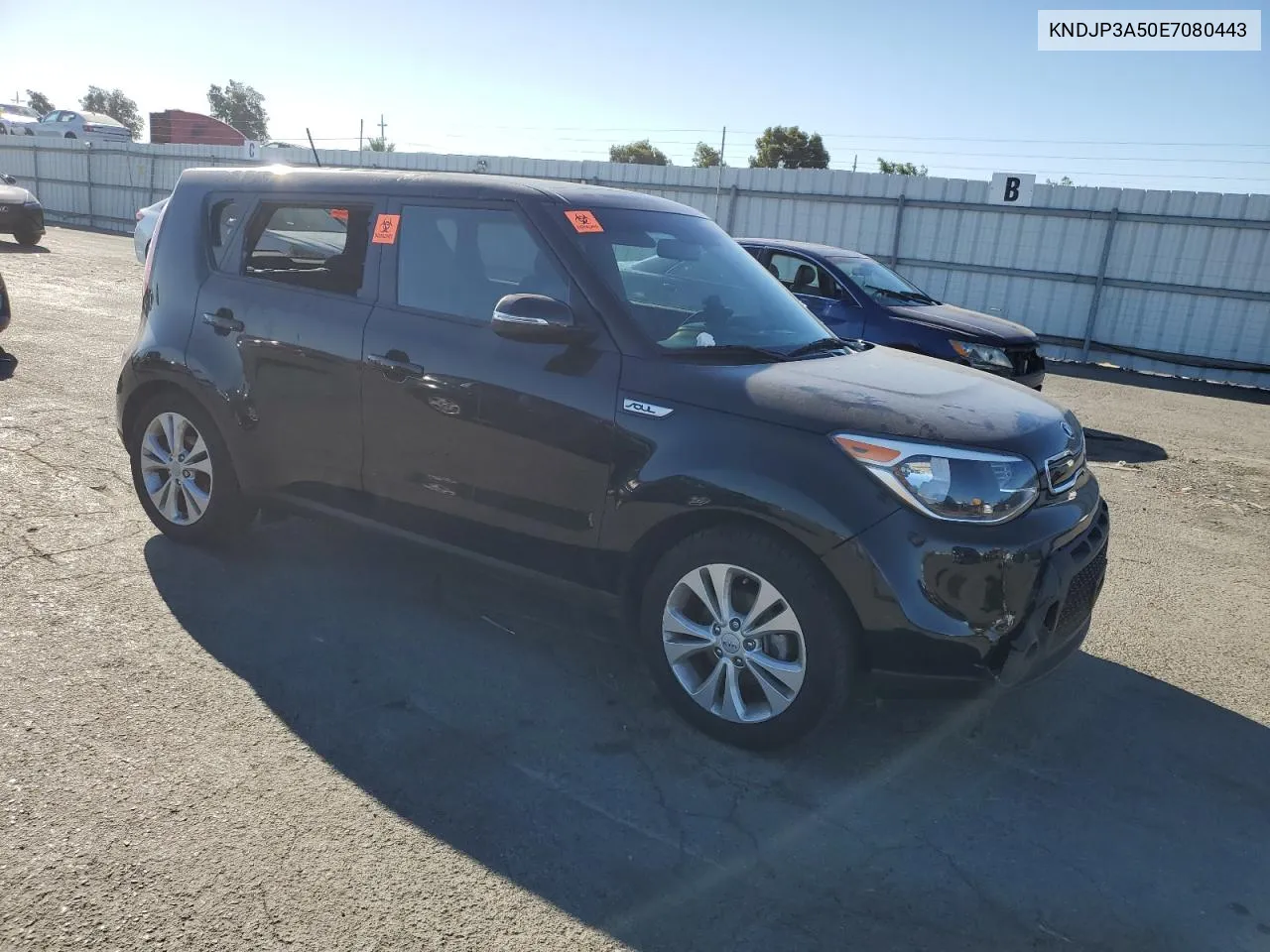 2014 Kia Soul + VIN: KNDJP3A50E7080443 Lot: 65814424