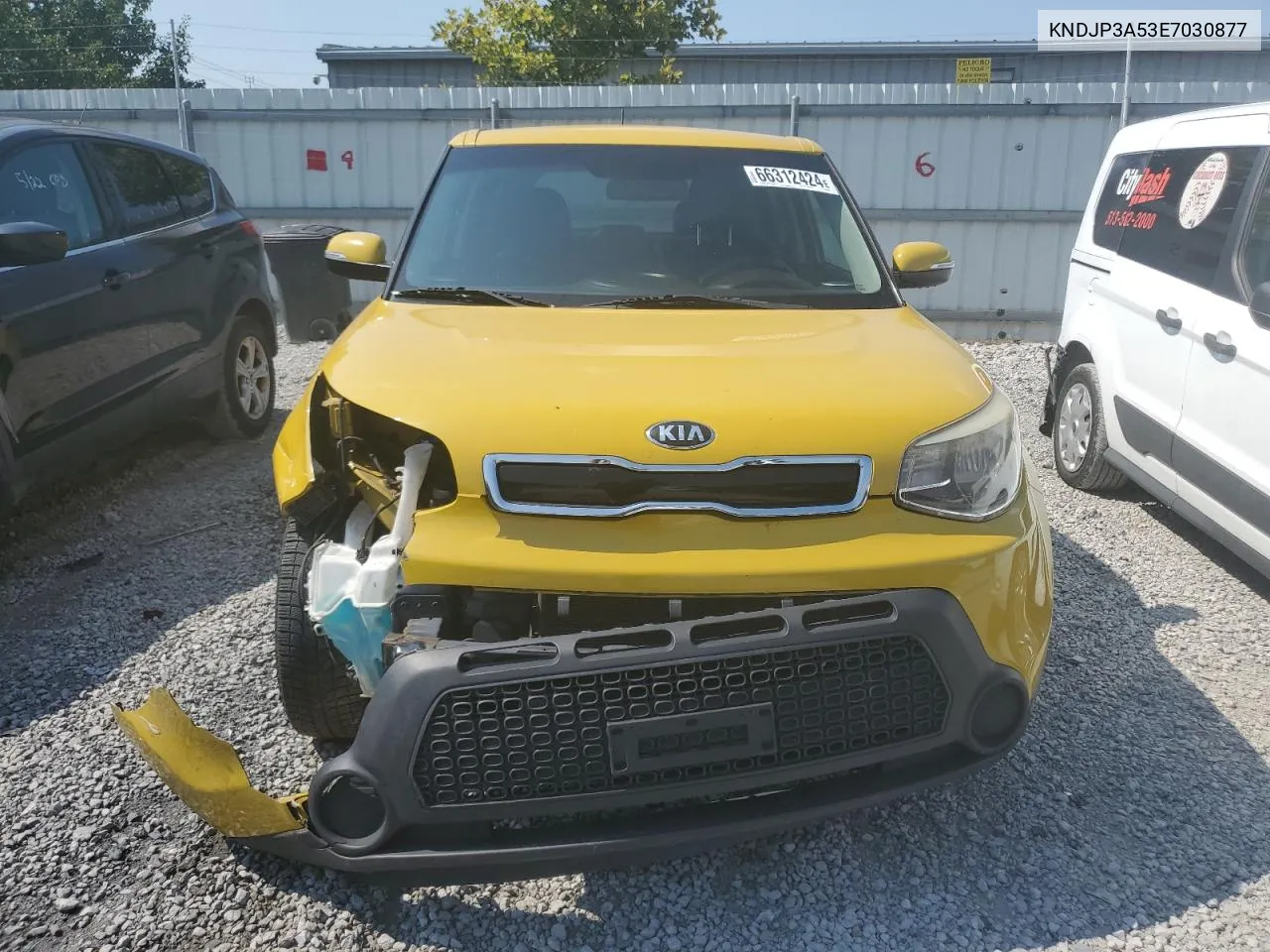 2014 Kia Soul + VIN: KNDJP3A53E7030877 Lot: 66312424