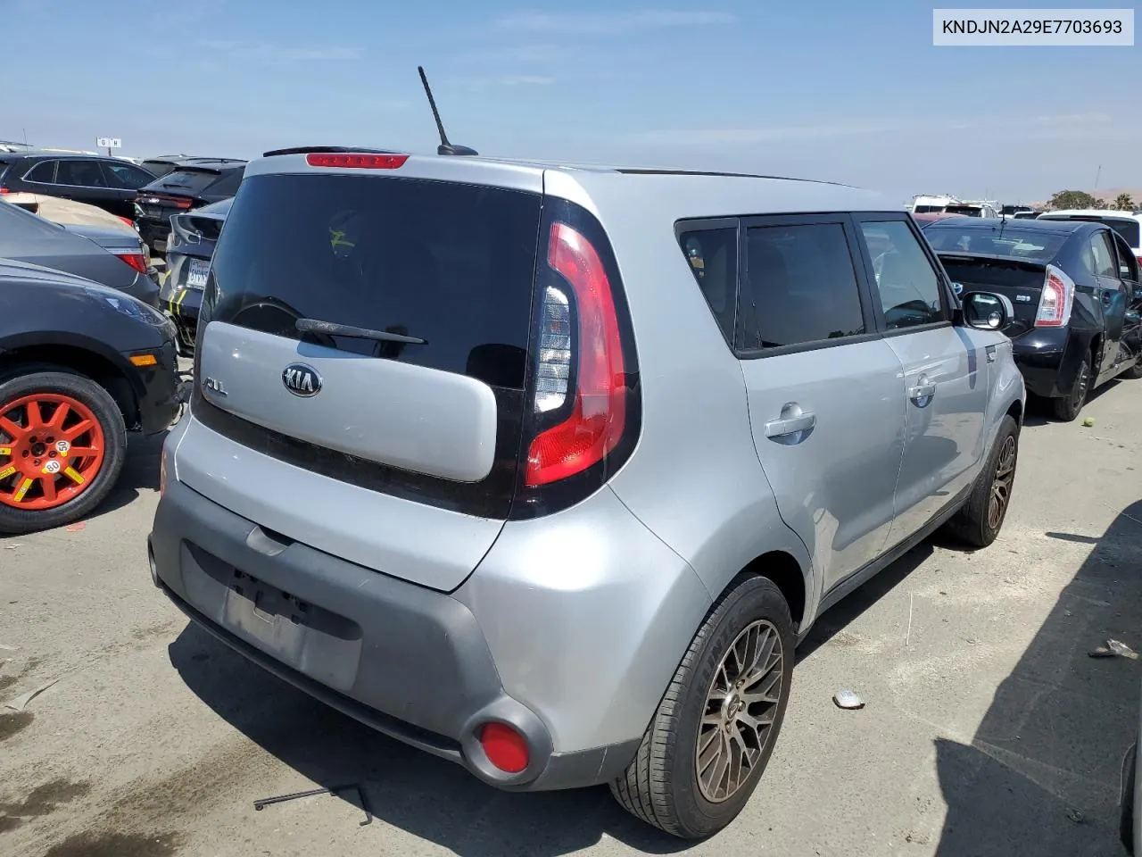 2014 Kia Soul VIN: KNDJN2A29E7703693 Lot: 66739944