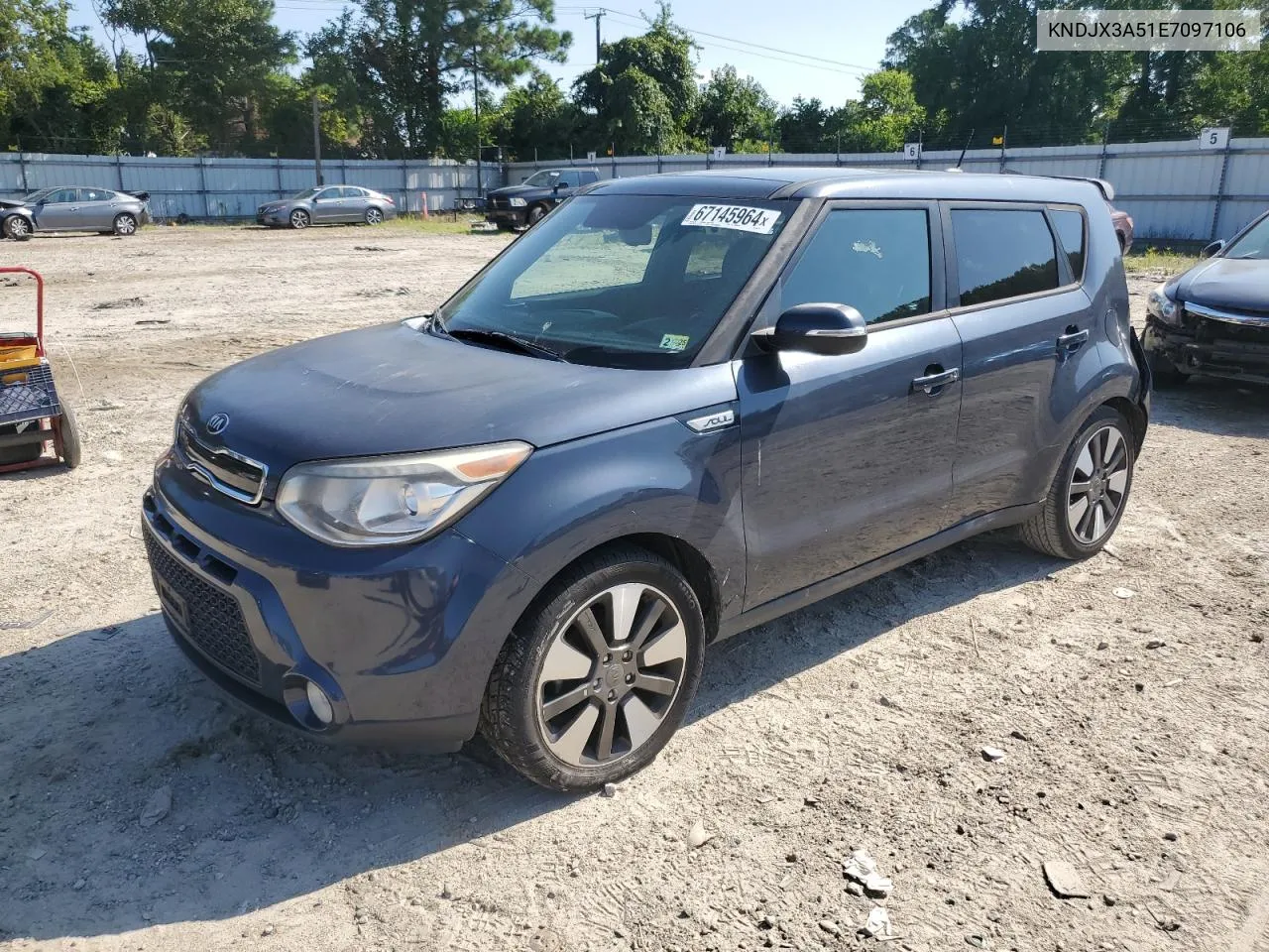 2014 Kia Soul ! VIN: KNDJX3A51E7097106 Lot: 67145964