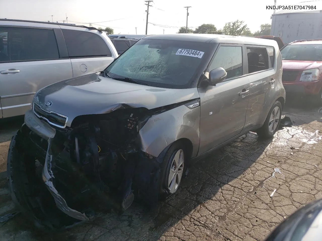 2014 Kia Soul + VIN: KNDJP3A51E7047984 Lot: 67793484