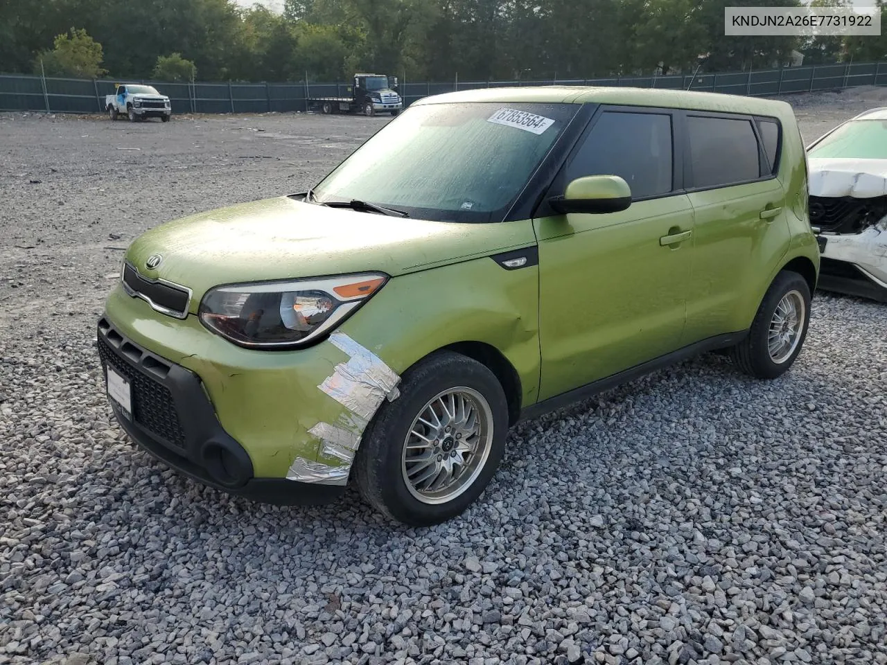 KNDJN2A26E7731922 2014 Kia Soul