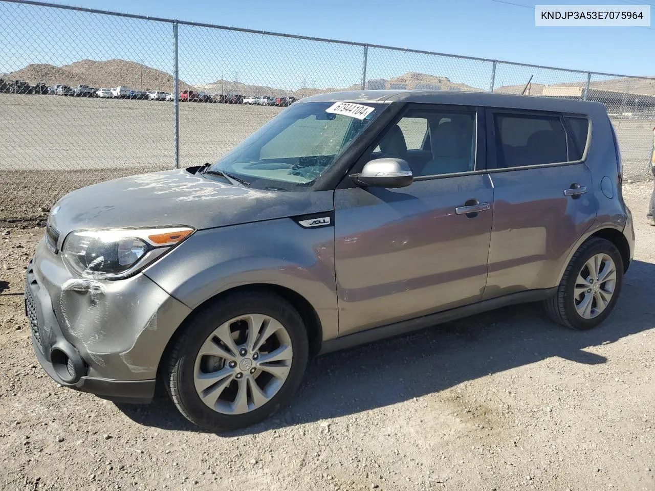 2014 Kia Soul + VIN: KNDJP3A53E7075964 Lot: 67944104