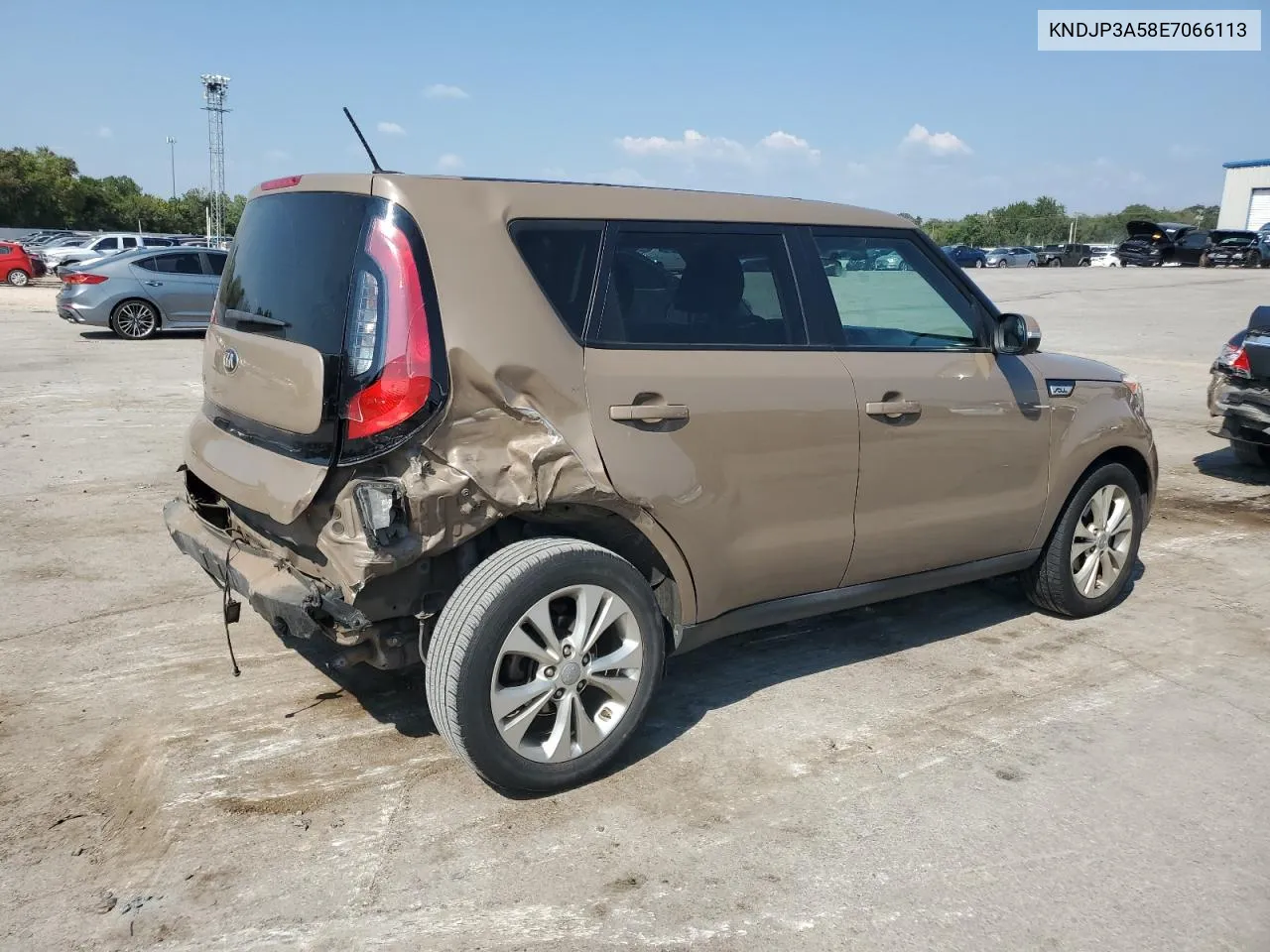 2014 Kia Soul + VIN: KNDJP3A58E7066113 Lot: 68294484