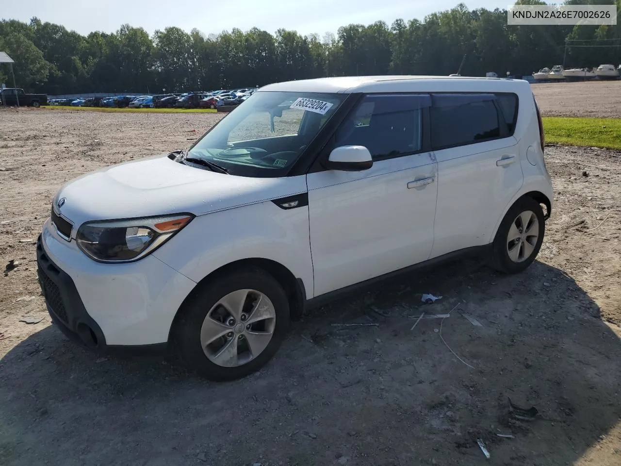 KNDJN2A26E7002626 2014 Kia Soul