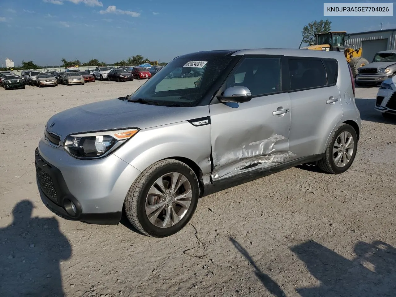 2014 Kia Soul + VIN: KNDJP3A55E7704026 Lot: 69024024