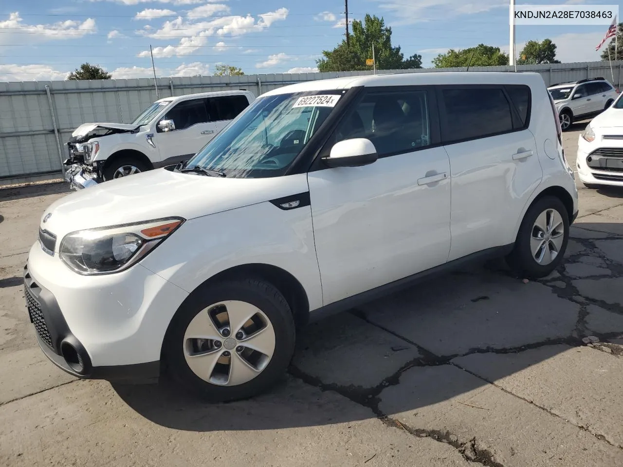 2014 Kia Soul VIN: KNDJN2A28E7038463 Lot: 69227524