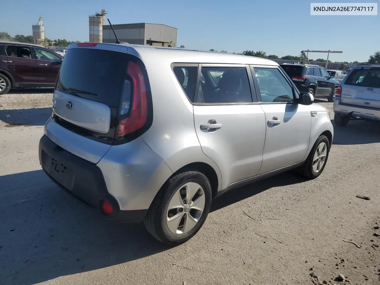 2014 Kia Soul VIN: KNDJN2A26E7747117 Lot: 70053594