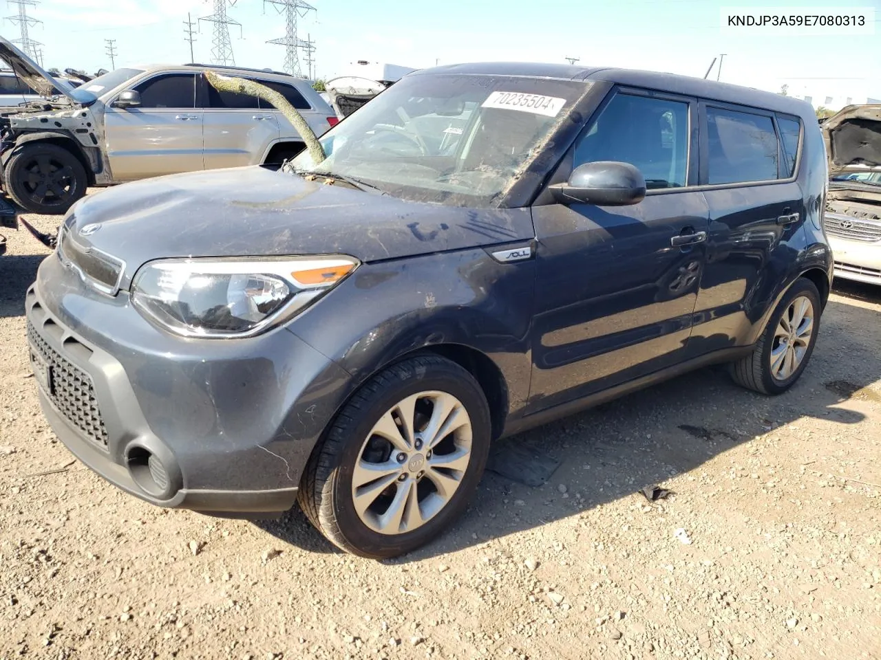 2014 Kia Soul + VIN: KNDJP3A59E7080313 Lot: 70235504