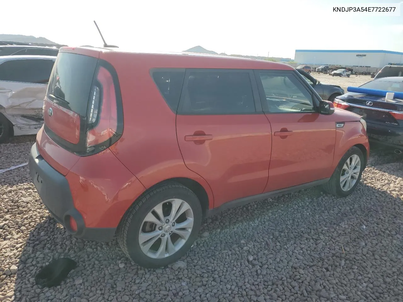 2014 Kia Soul + VIN: KNDJP3A54E7722677 Lot: 70249794