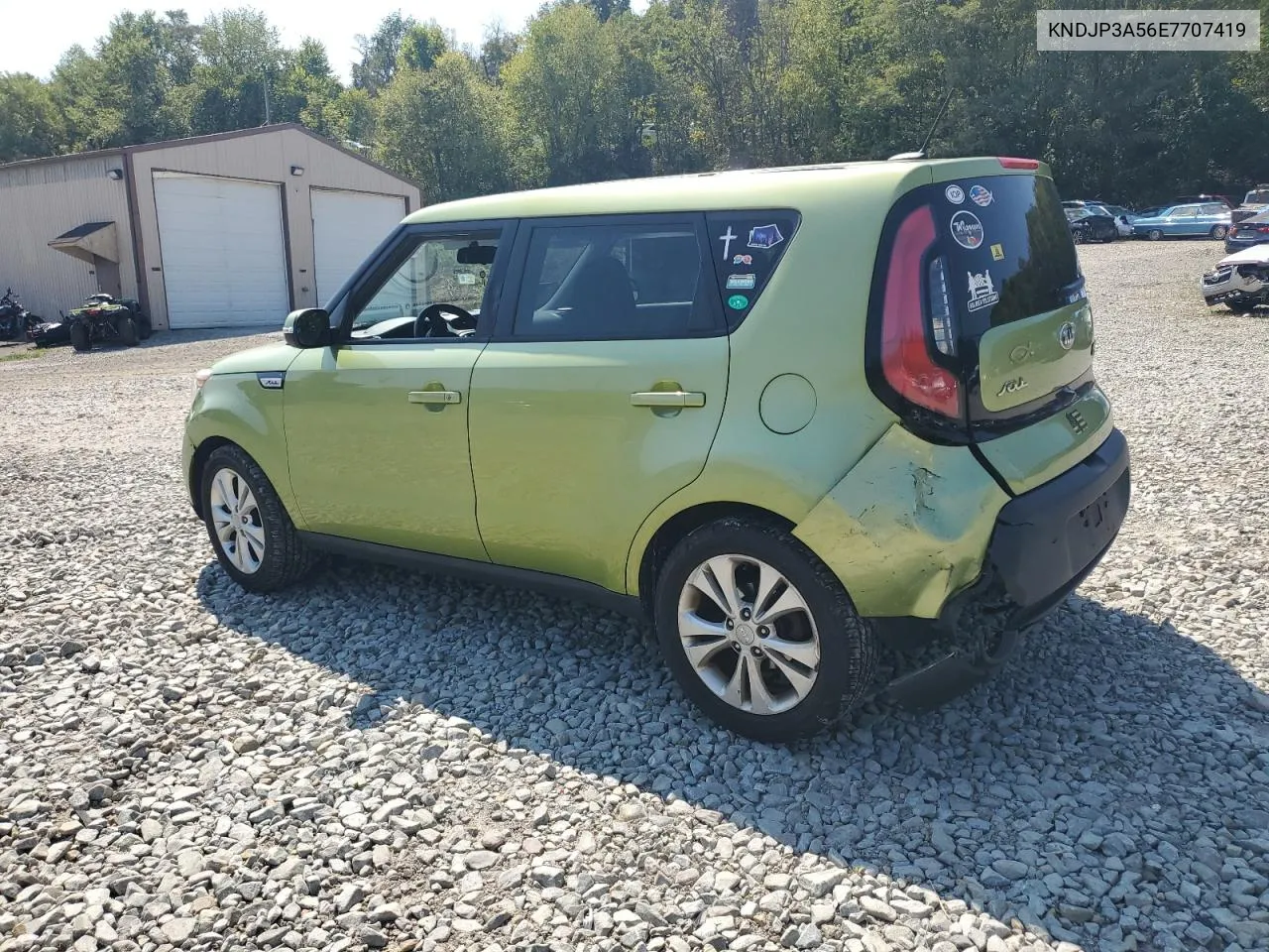 2014 Kia Soul + VIN: KNDJP3A56E7707419 Lot: 70435934