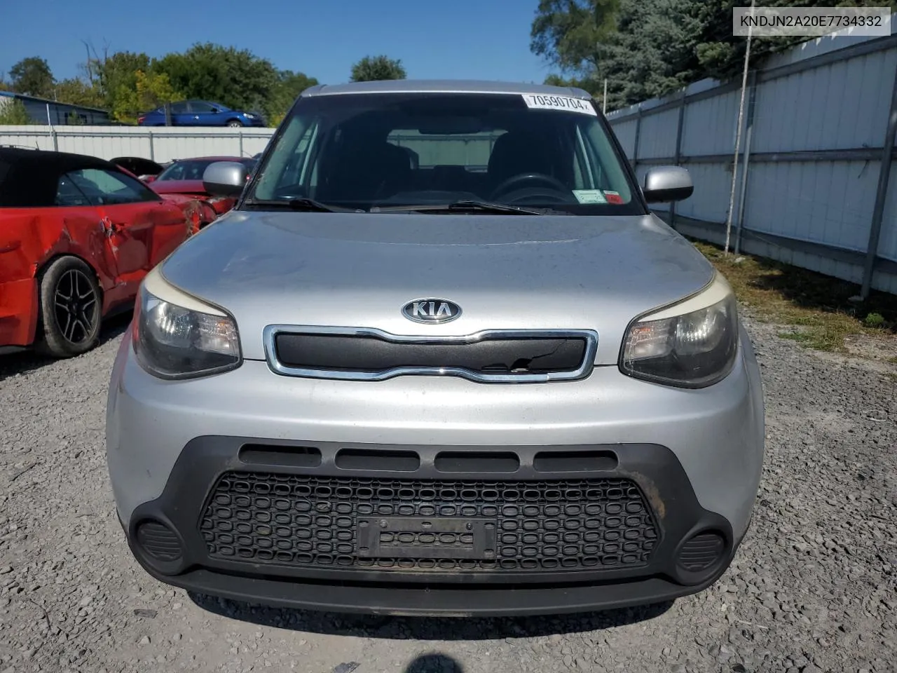 2014 Kia Soul VIN: KNDJN2A20E7734332 Lot: 70590704