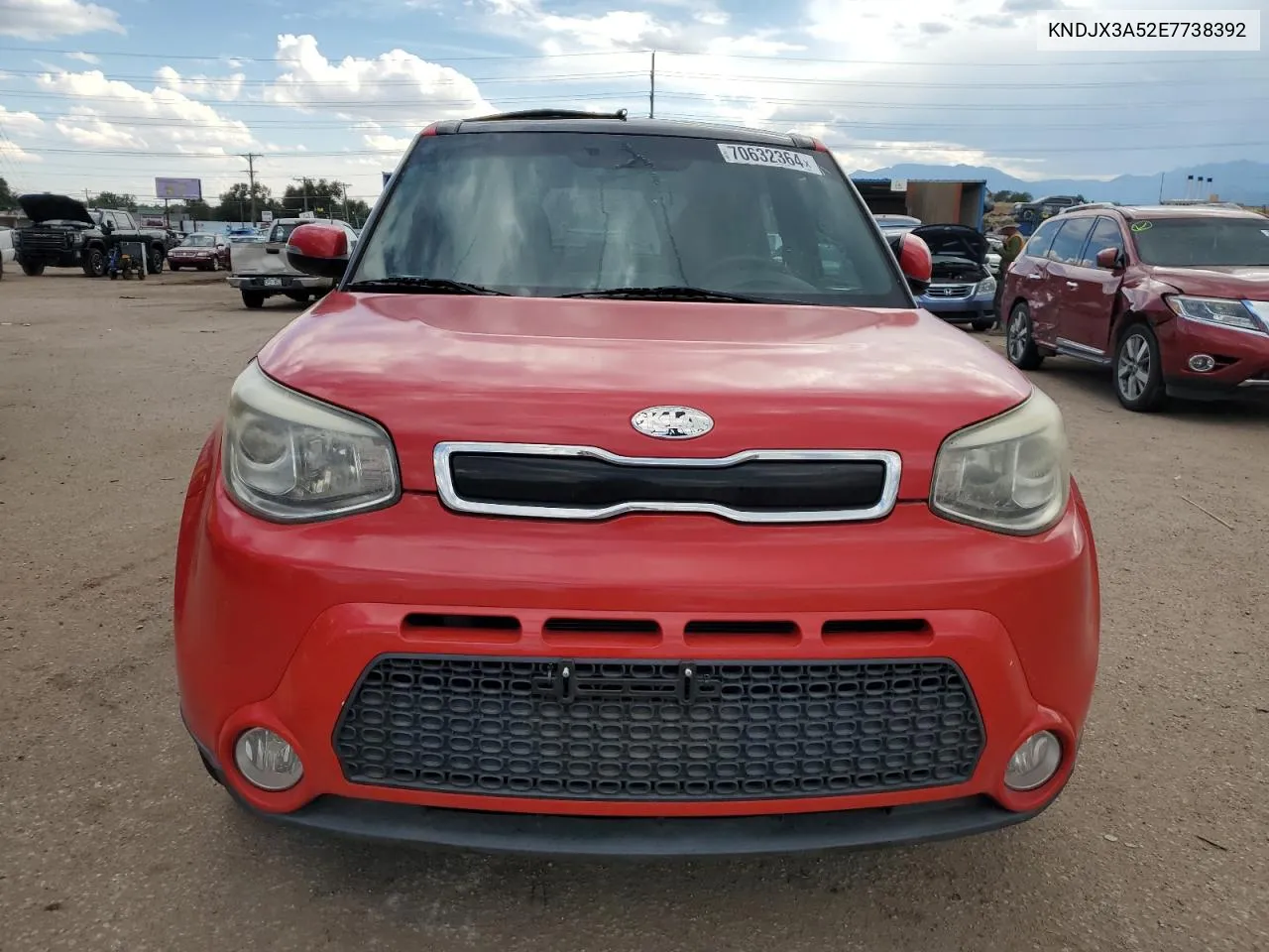 2014 Kia Soul ! VIN: KNDJX3A52E7738392 Lot: 70632364