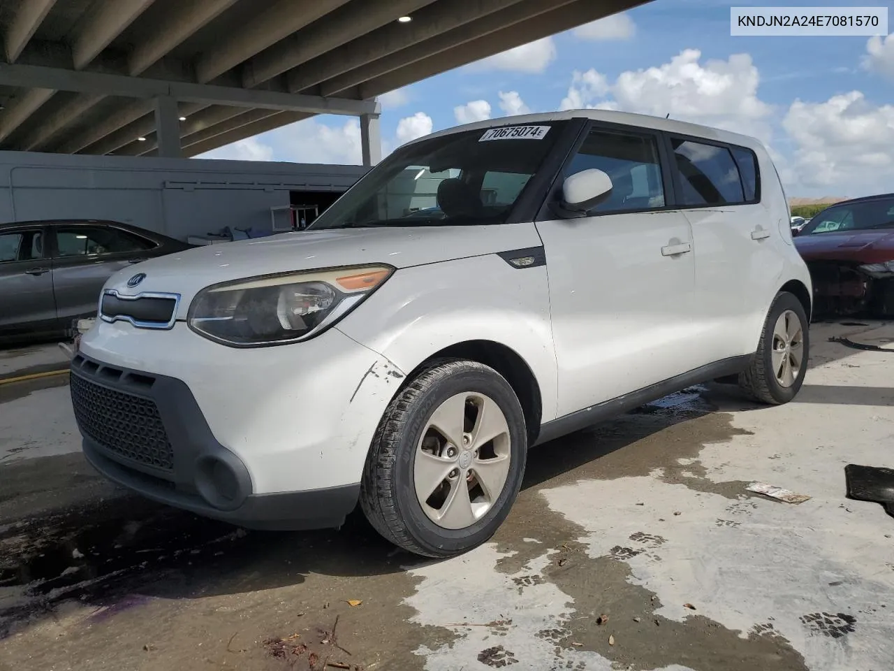 2014 Kia Soul VIN: KNDJN2A24E7081570 Lot: 70675074