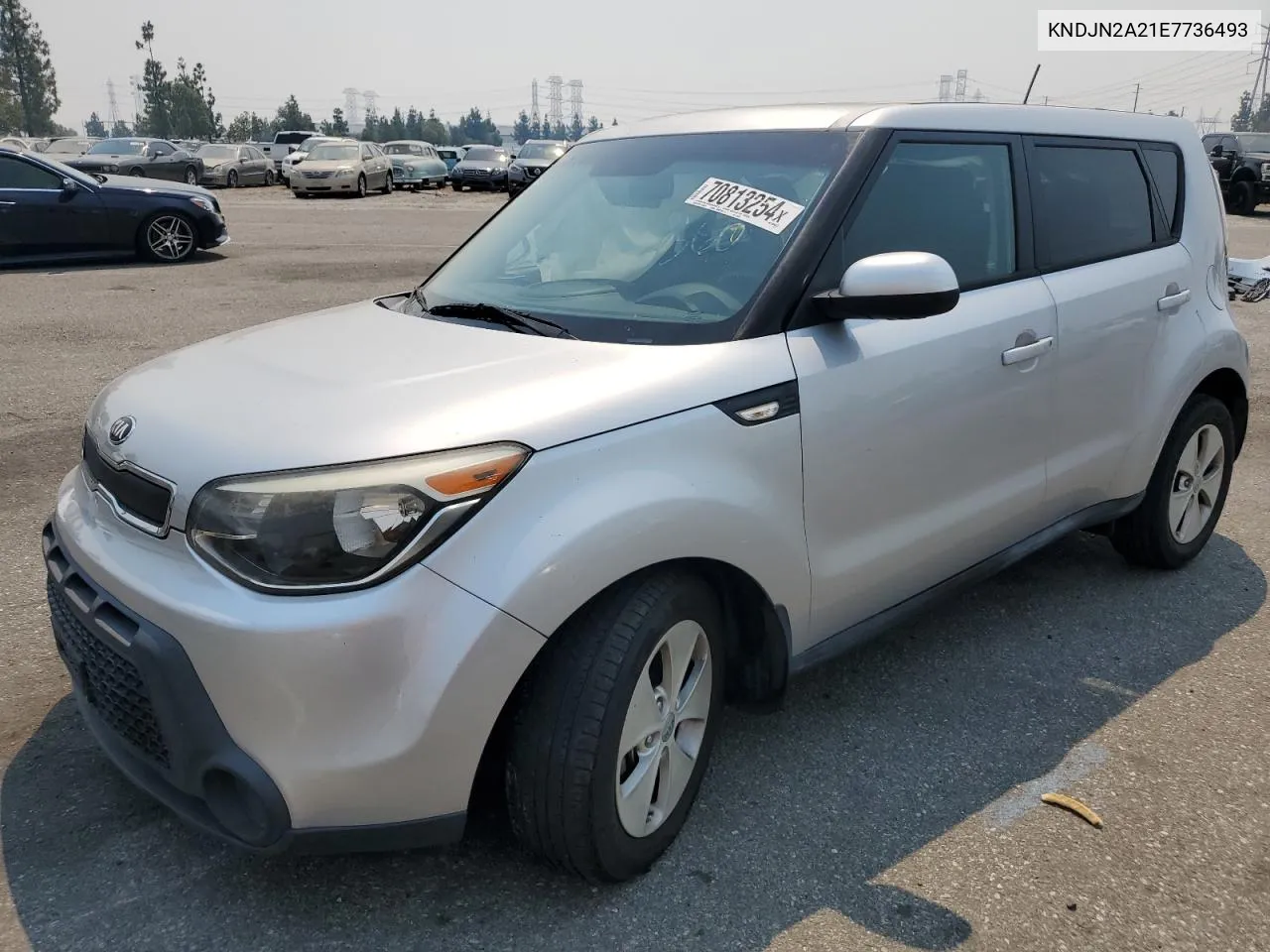 2014 Kia Soul VIN: KNDJN2A21E7736493 Lot: 70813254