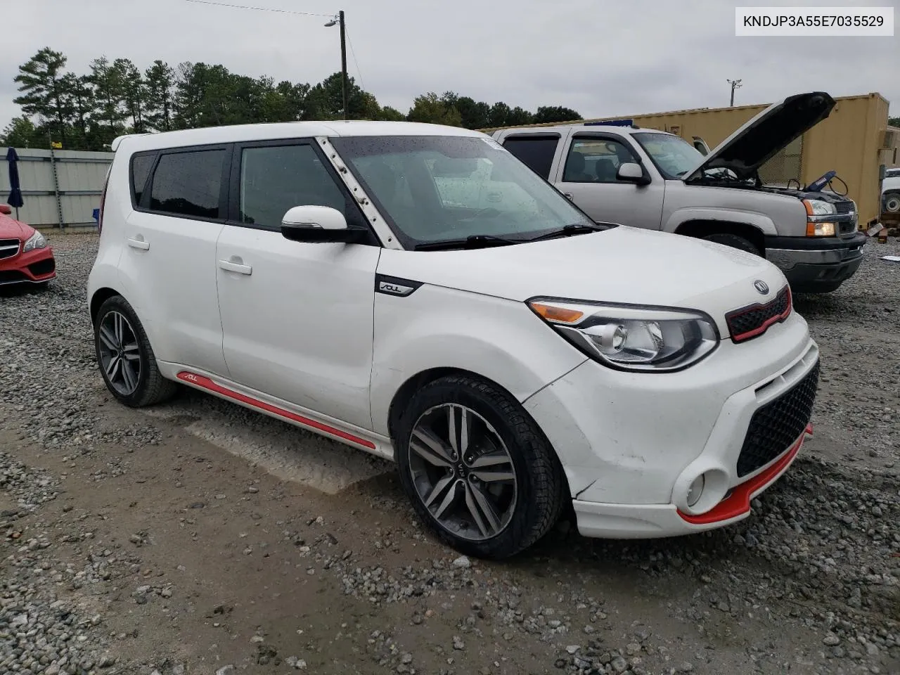 2014 Kia Soul + VIN: KNDJP3A55E7035529 Lot: 71276014