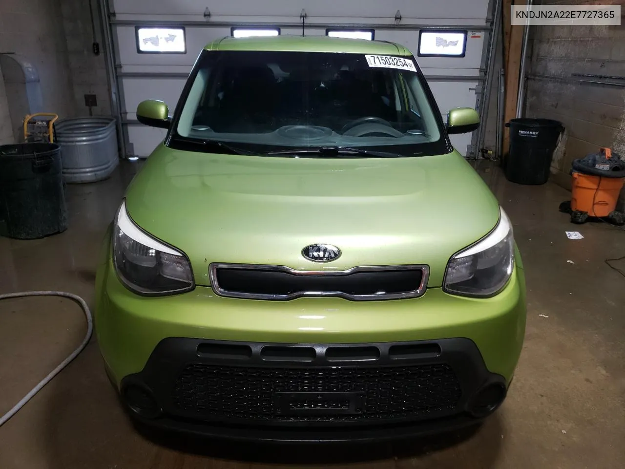 2014 Kia Soul VIN: KNDJN2A22E7727365 Lot: 71503254